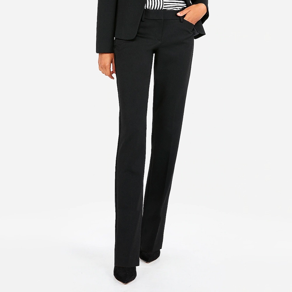 Express Editor Black Dress Pants